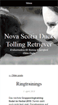 Mobile Screenshot of novascotia-retriever.ch